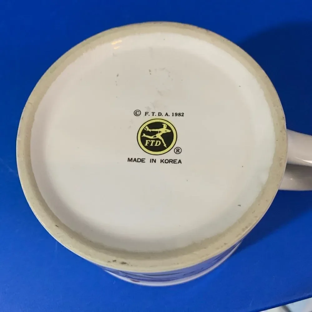 Vintage FTD Floral Mug‎